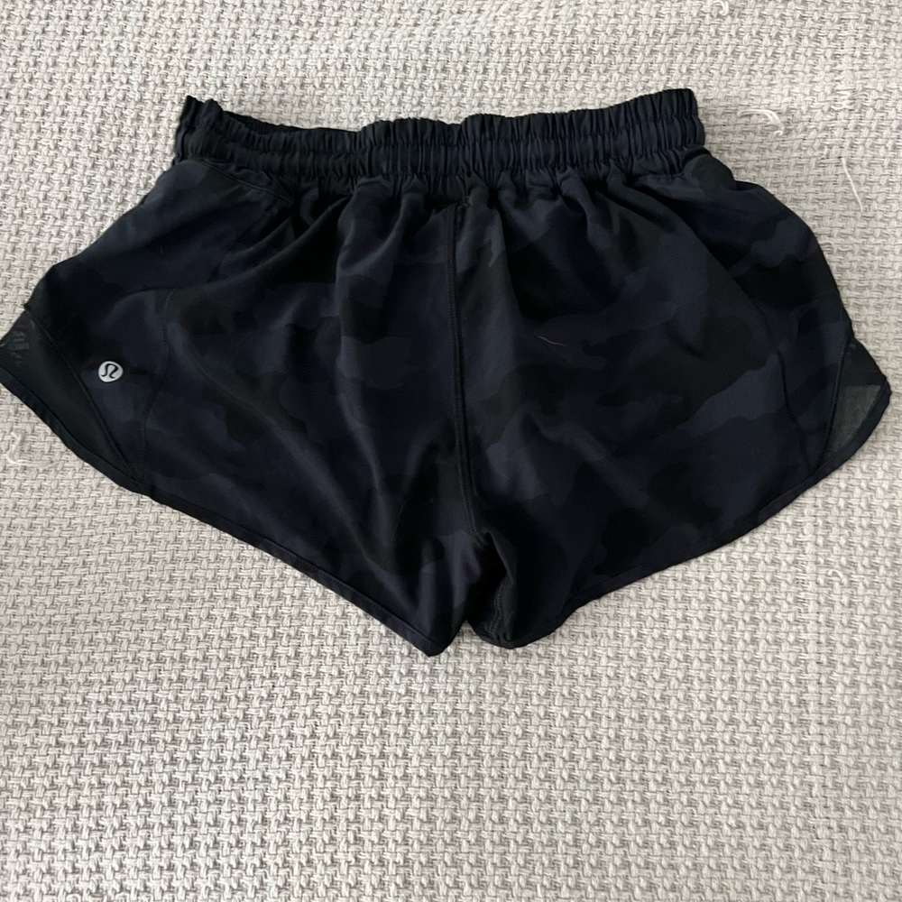 Black Camouflage Lululemon Shorts